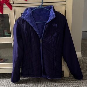 The North Face Kids Dark Purple Puffer Jacket